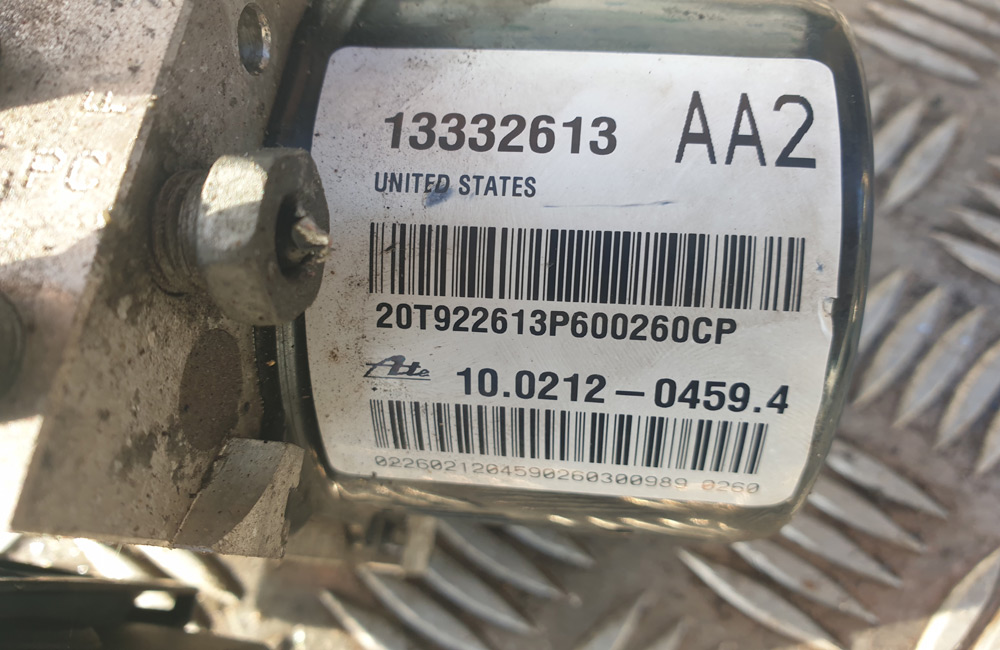 Vauxhall Astra J 1.6 SRI ABS Pump ECU 13332613 AA2 | Used Car Parts UK